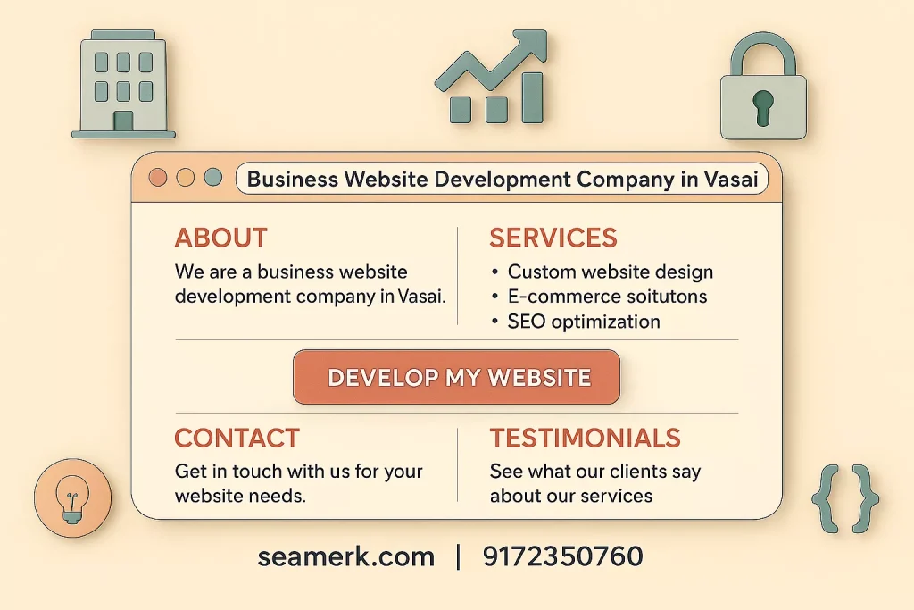 Business Website Development Company In Vasai Seamerk