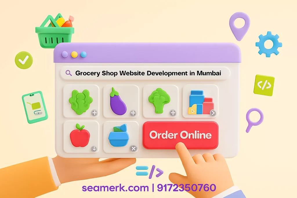 Grocery Shop Website Development In Mumbai