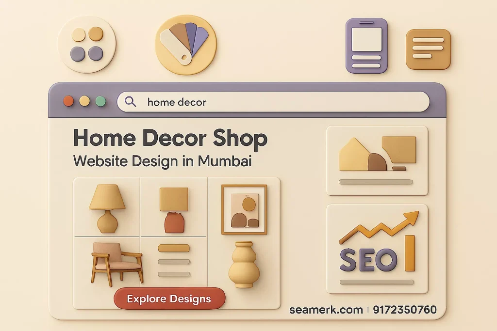 Home Decor Shop Website Design In Mumbai