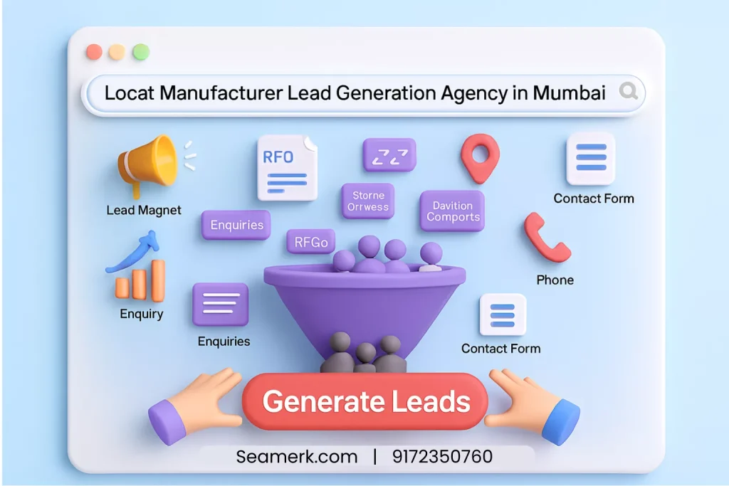 Local Manufacturer Lead Generation Agency In Mumbai