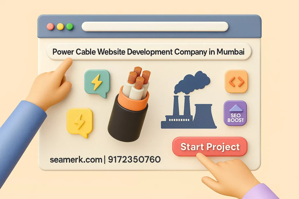 Power Cable Website Development Company In Mumbai