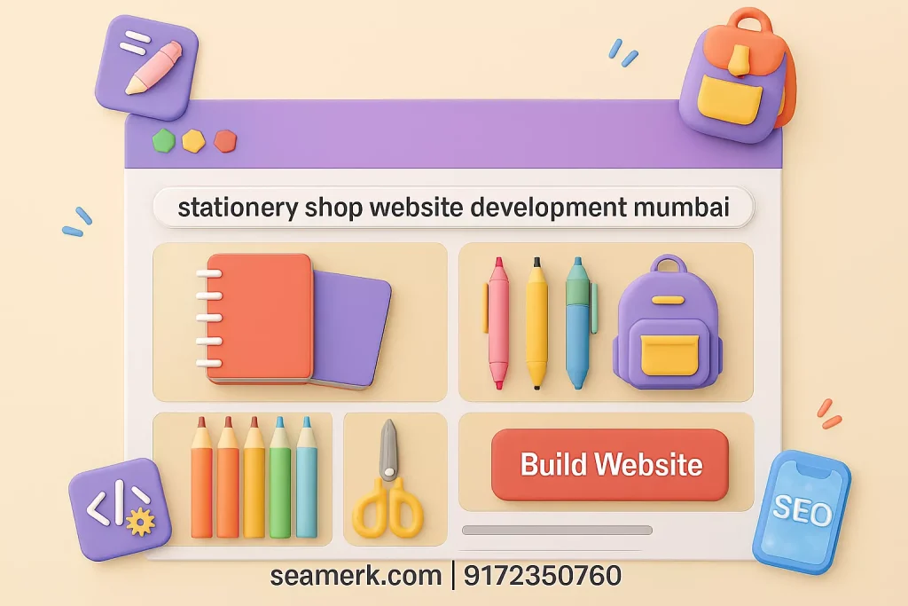 Stationery Shop Website Development In Mumbai