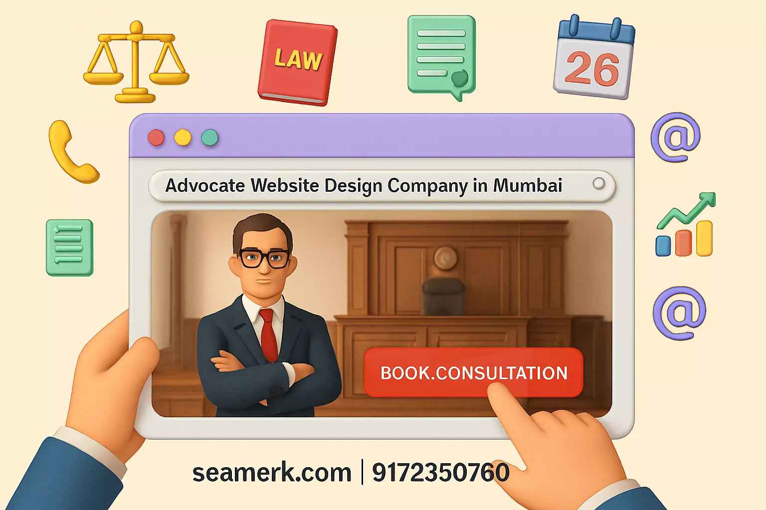 Advocate Website Design Company In Mumbai