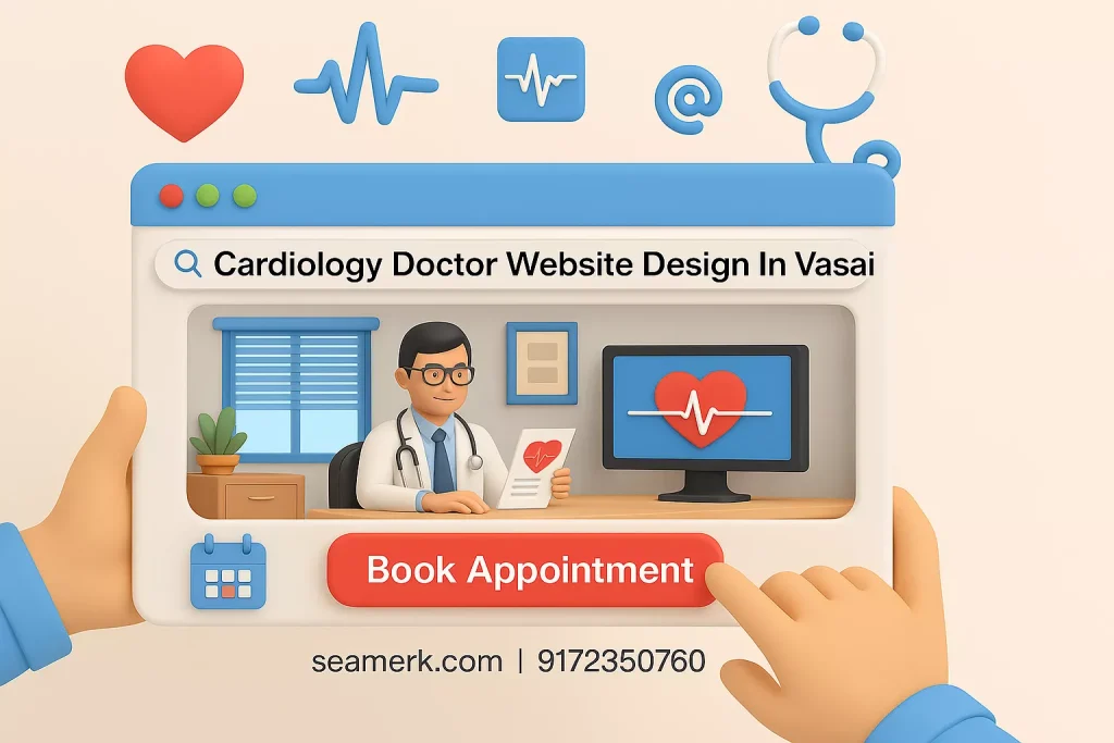 Cardiology Doctor Website Design In Vasai