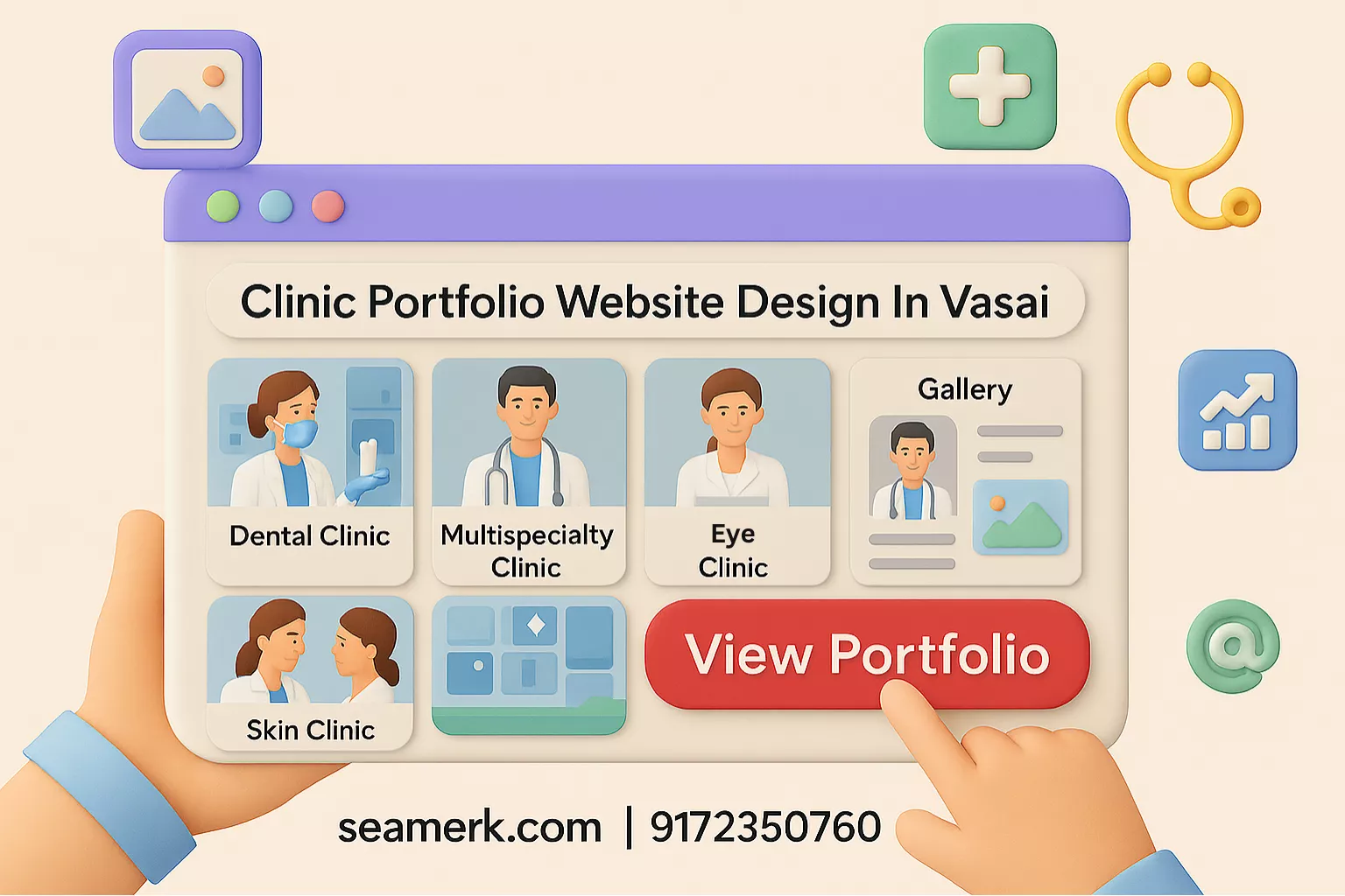 Clinic Portfolio Website Design In Vasai