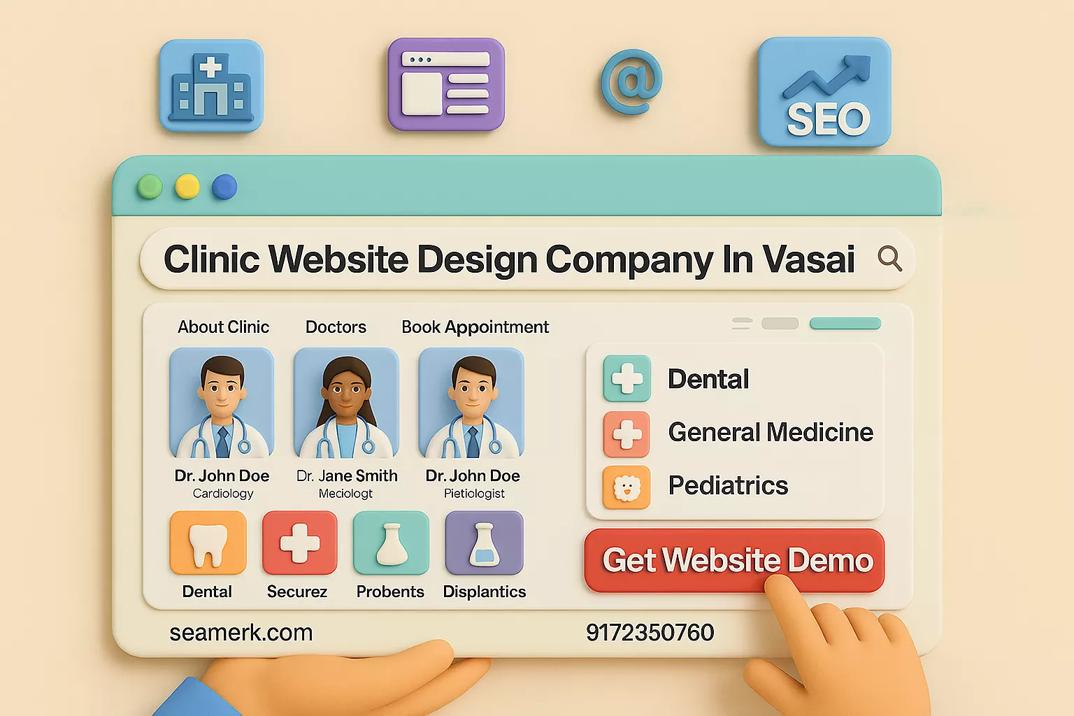 Clinic Website Design Company In Vasai
