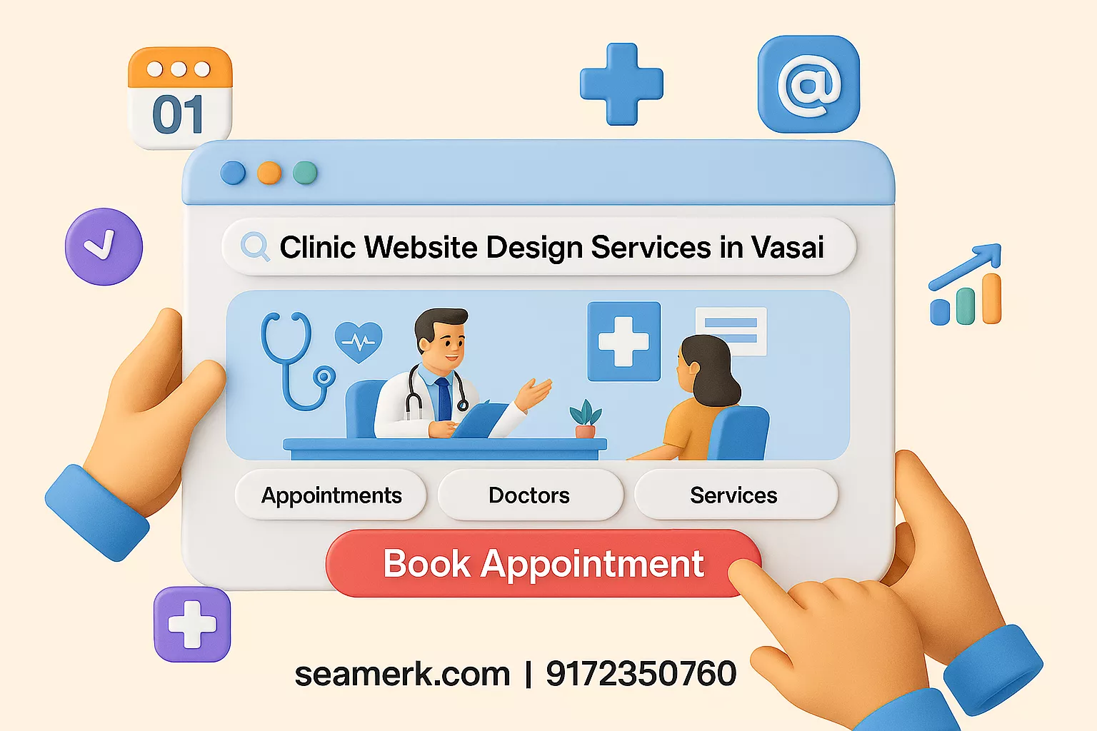 Clinic Website Design Services In Vasai