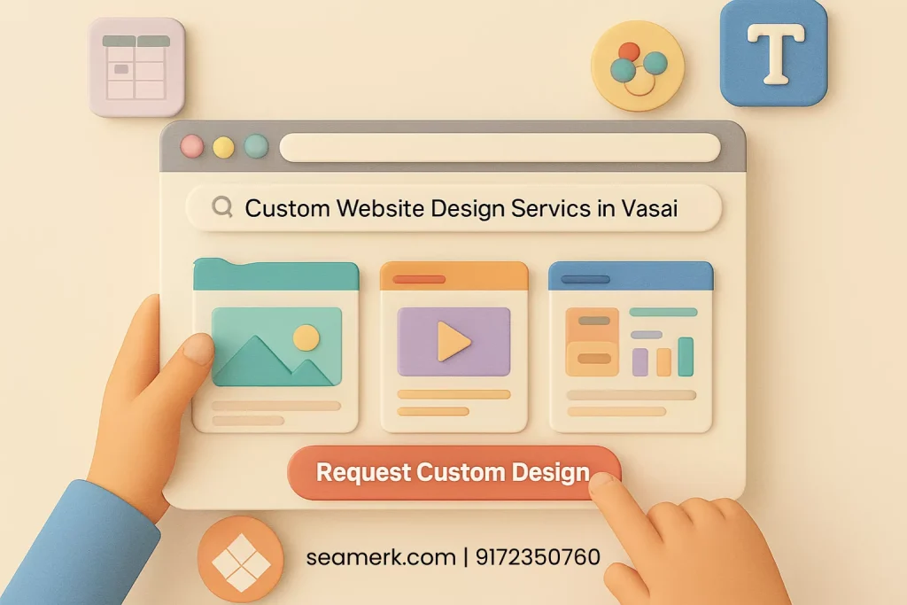 Custom Website Design Services In Vasai Seamerk