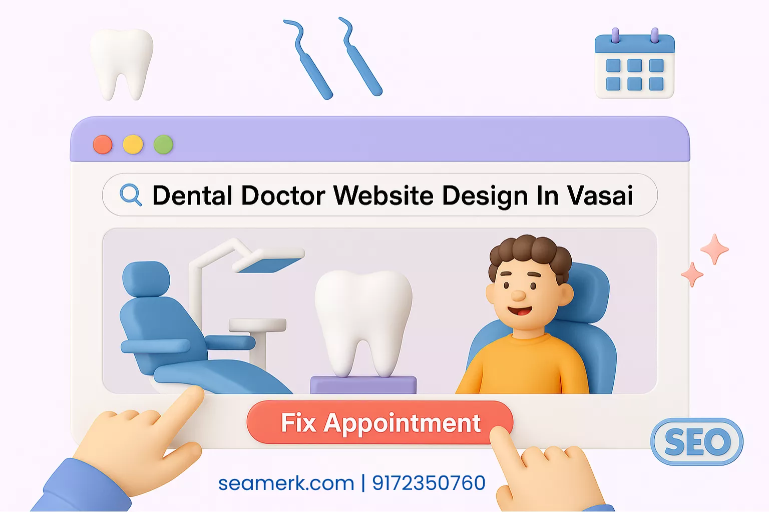 Dental Doctor Website Design In Vasai
