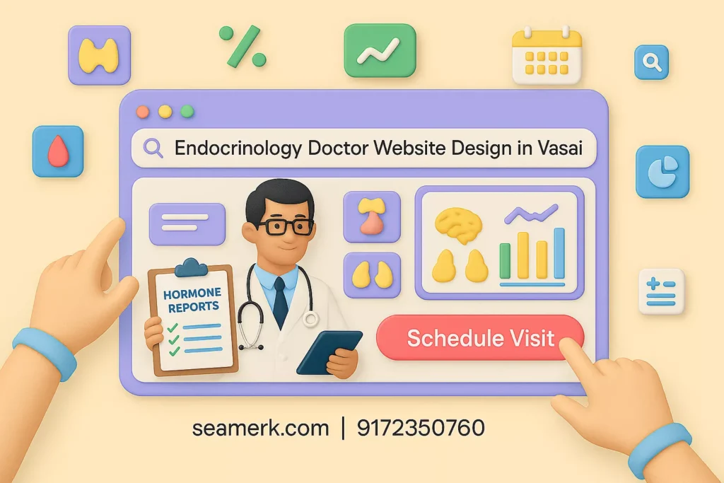 Endocrinology Doctor Website Design In Vasai