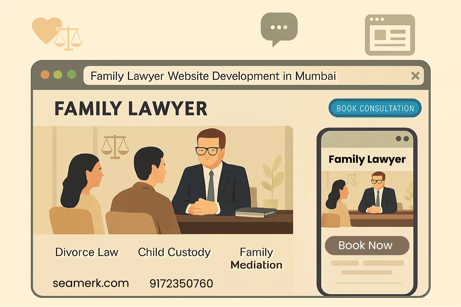 Family Lawyer Website Development In Mumbai