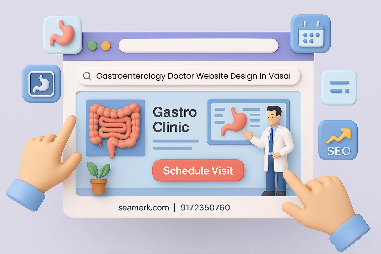 Gastroenterology Doctor Website Design In Vasai
