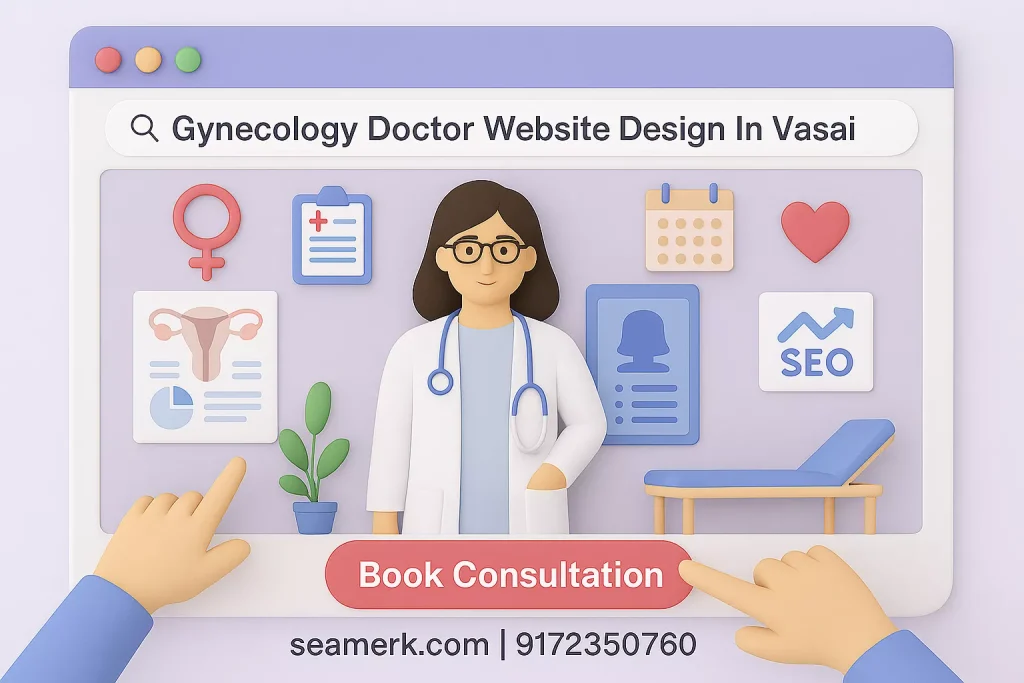 Gynaecologist Doctor Website Design In Vasai
