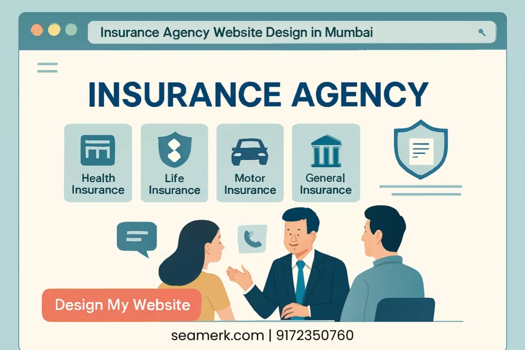 Insurance Agency Website Design In Mumbai