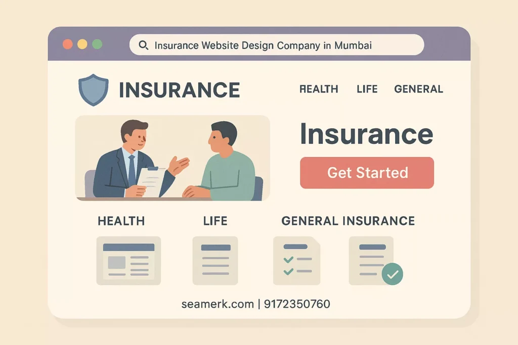 Insurance Website Design Company In Mumbai