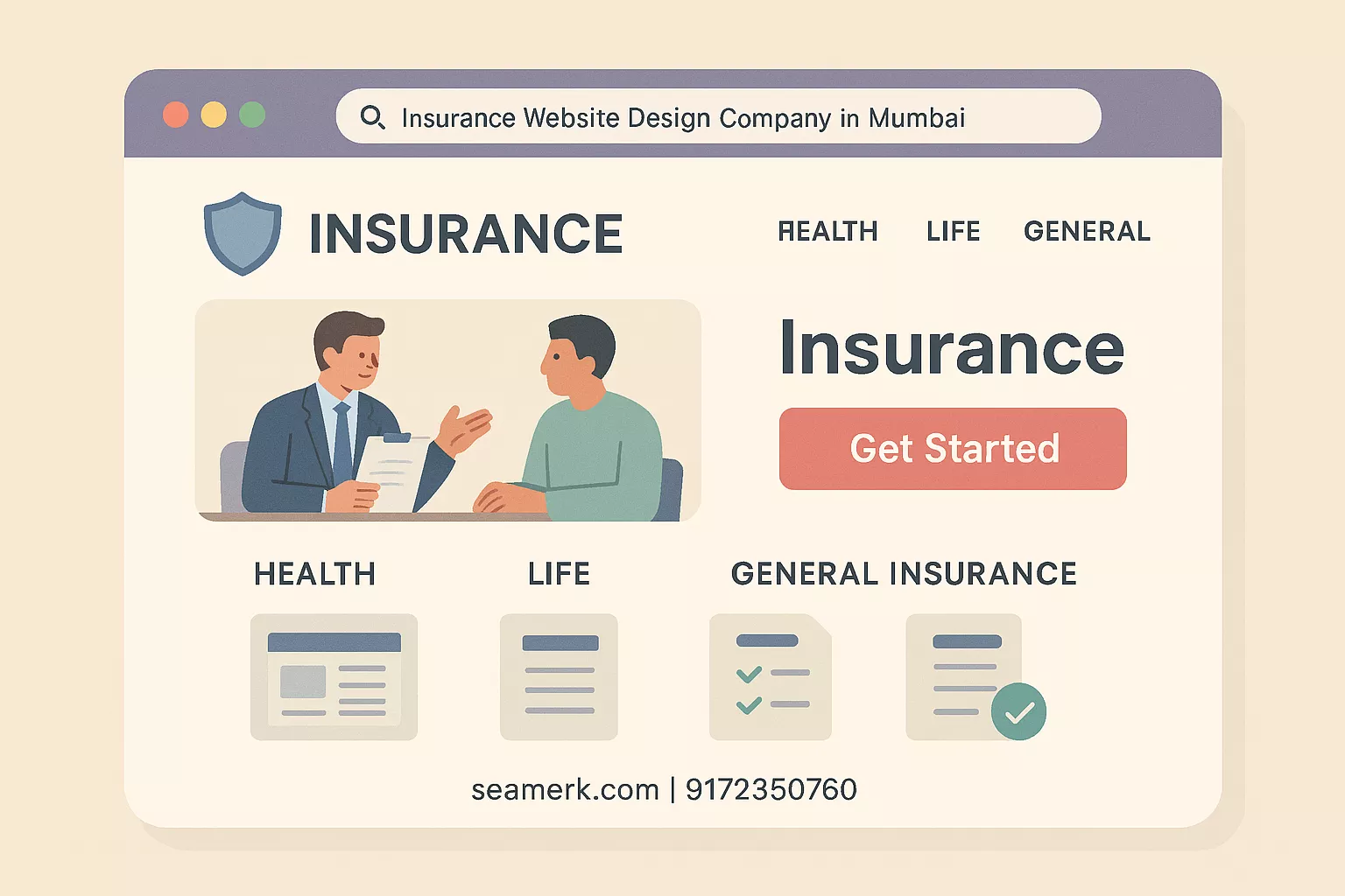 Insurance Website Design Company In Mumbai