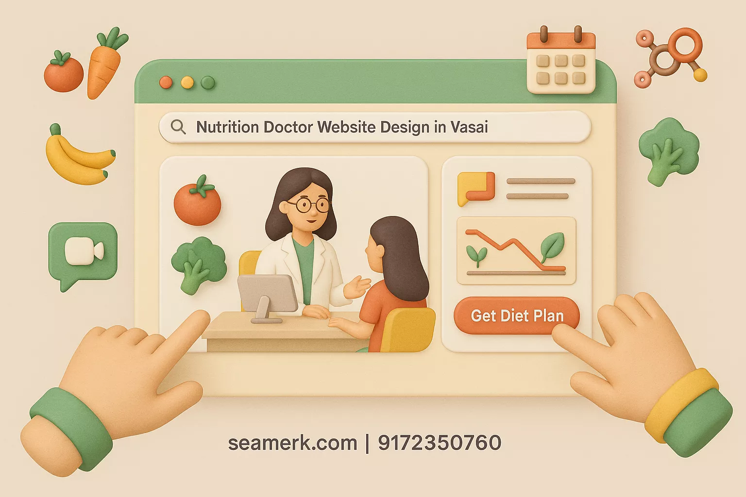 Nutrition Doctor Website Design In Vasai