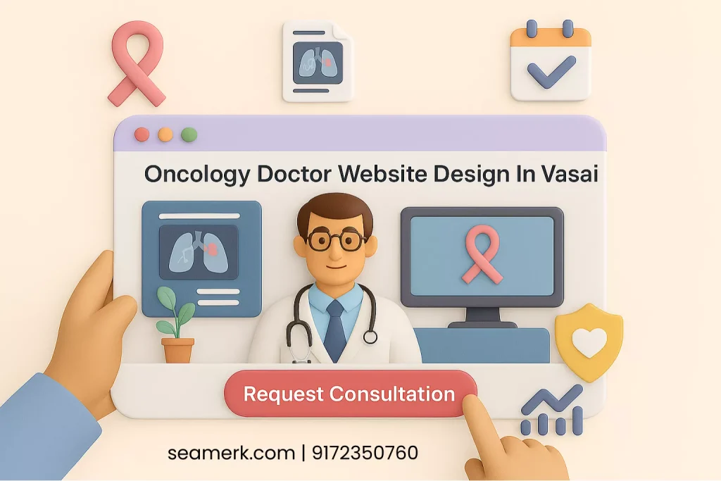 Oncology Doctor Website Design In Vasai
