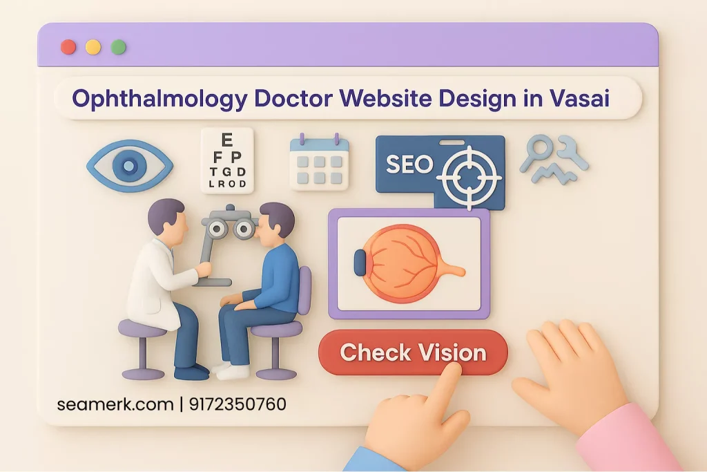 Ophthalmology Doctor Website Design In Vasai