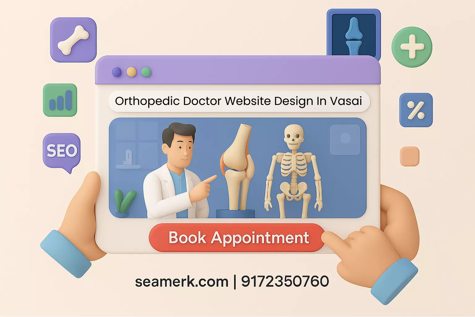 Orthopedic Doctor Website Design In Vasai