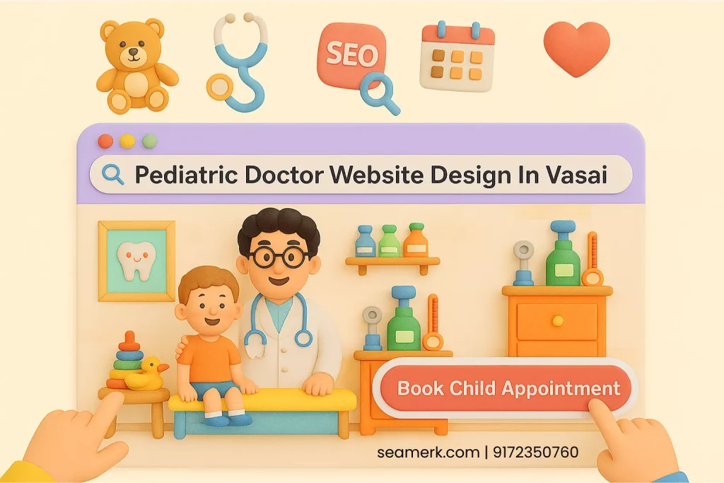 Pediatric Doctor Website Design In Vasai