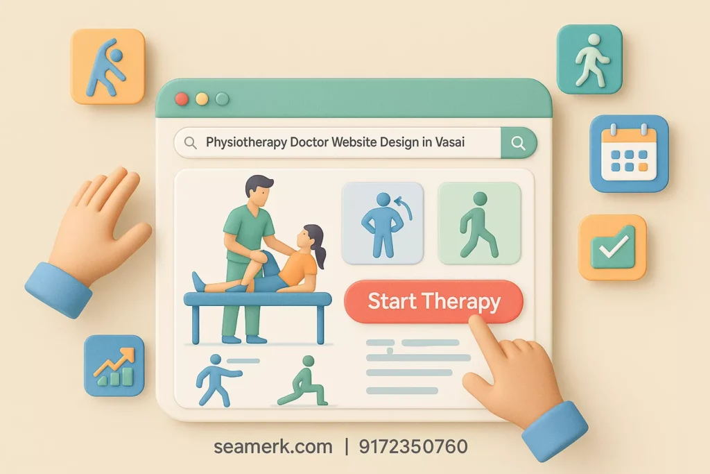 Physiotherapy Doctor Website Design In Vasai