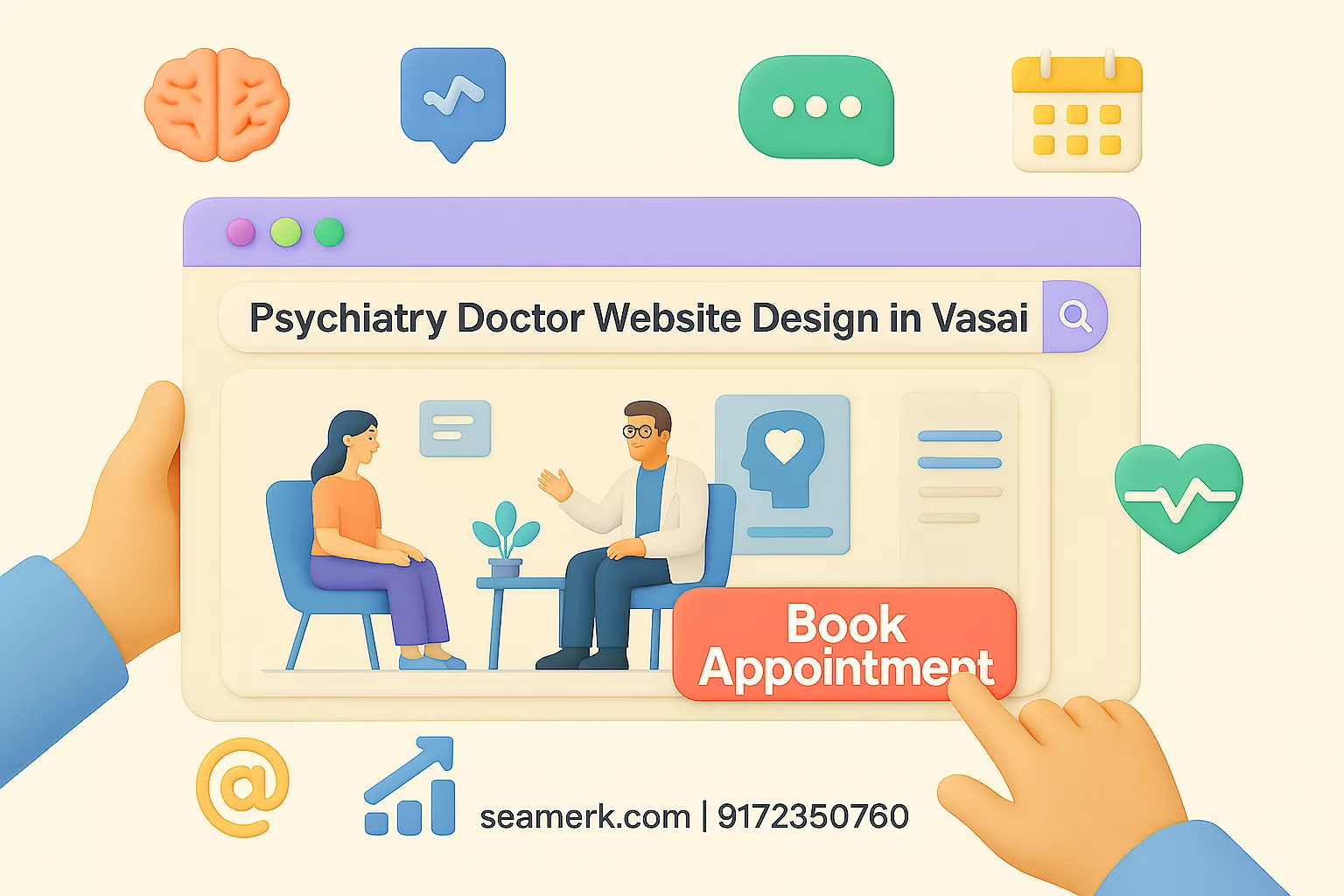 Psychiatry Doctor Website Design In Vasai
