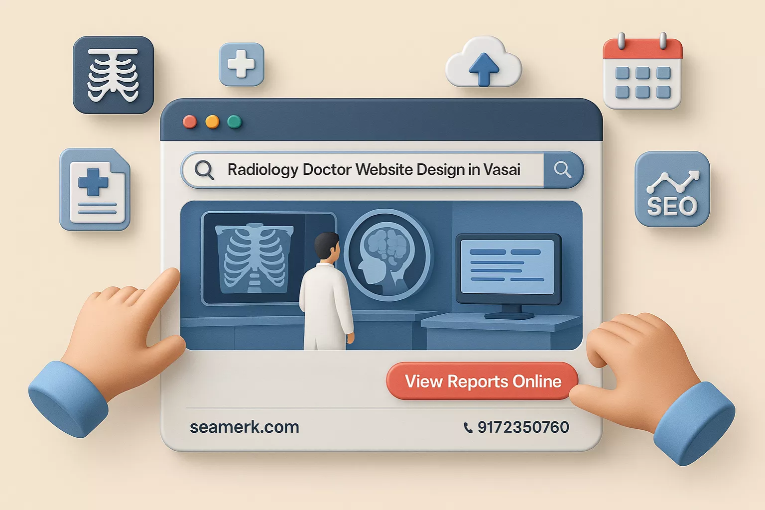 Radiology Doctor Website Design In Vasai