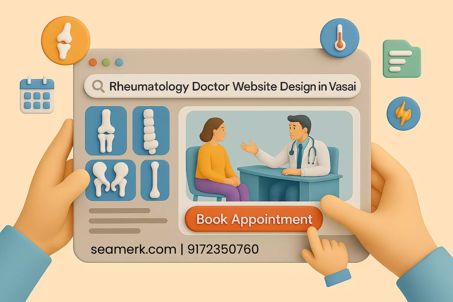 Rheumatology Doctor Website Design In Vasai