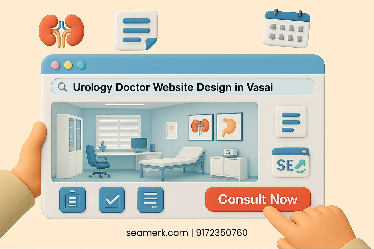 Urology Doctor Website Design In Vasai
