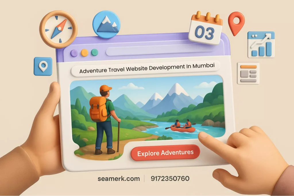 Adventure Travel Website Development In Mumbai
