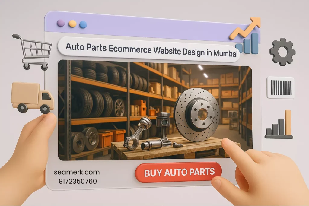 Auto Parts Ecommerce Website Design In Mumbai