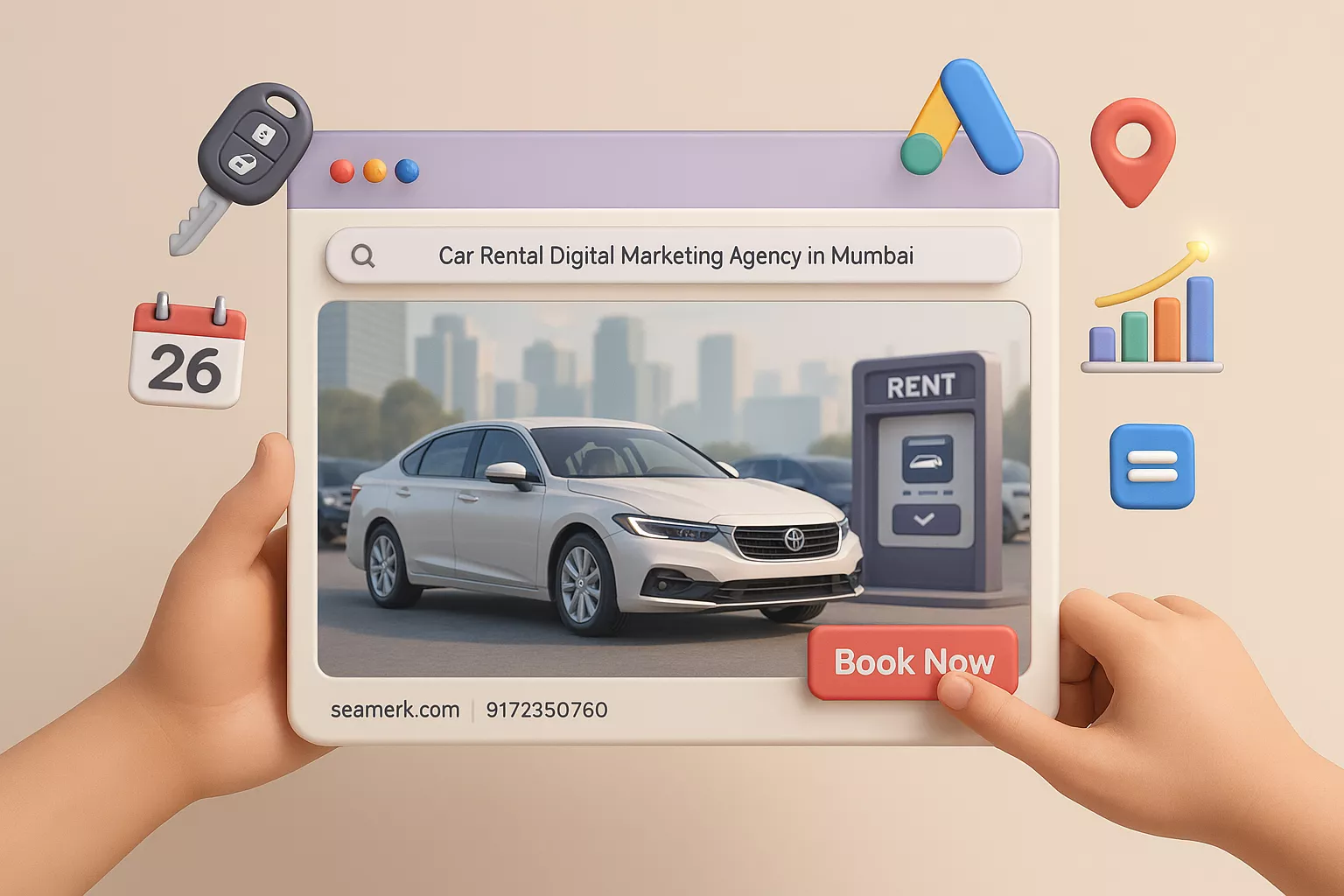 Car Rental Digital Marketing Agency In Mumbai
