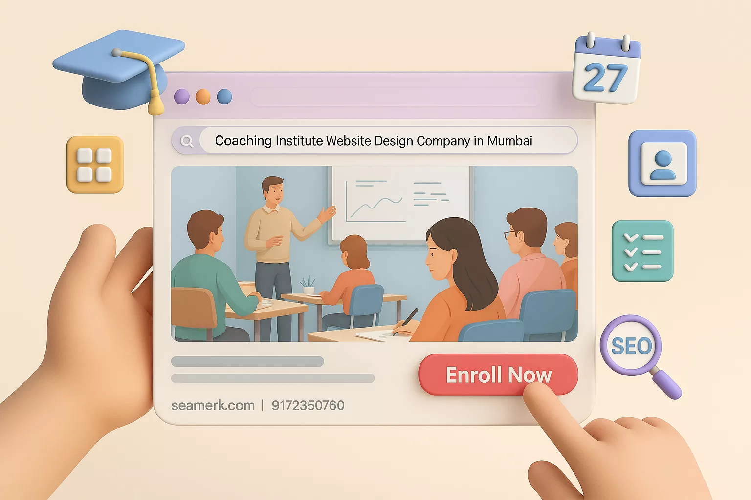 Coaching Institute Website Design Company In Mumbai