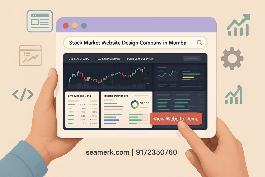 Stock Market Website Design Company In Mumbai
