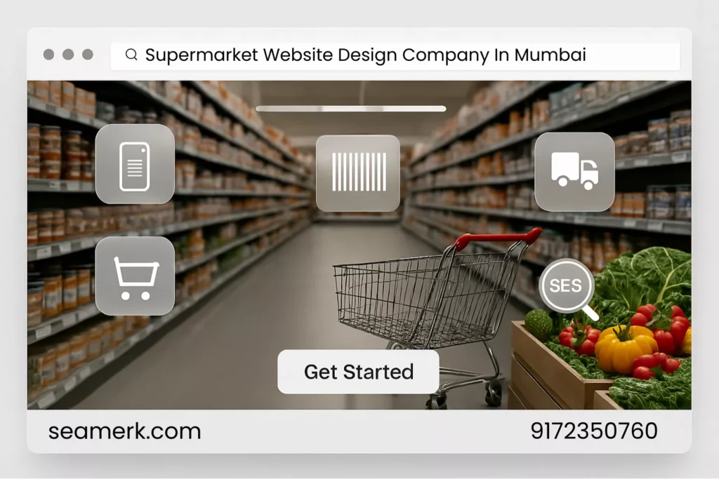 Supermarket Website Design Company In Mumbai