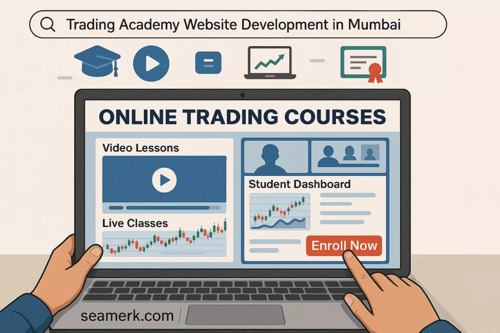 Trading Academy Website Development In Mumbai